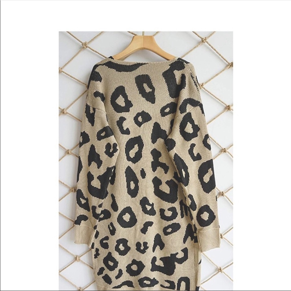 #78 New! EILEEN Long Animal knit sweater - Picture 5 of 7